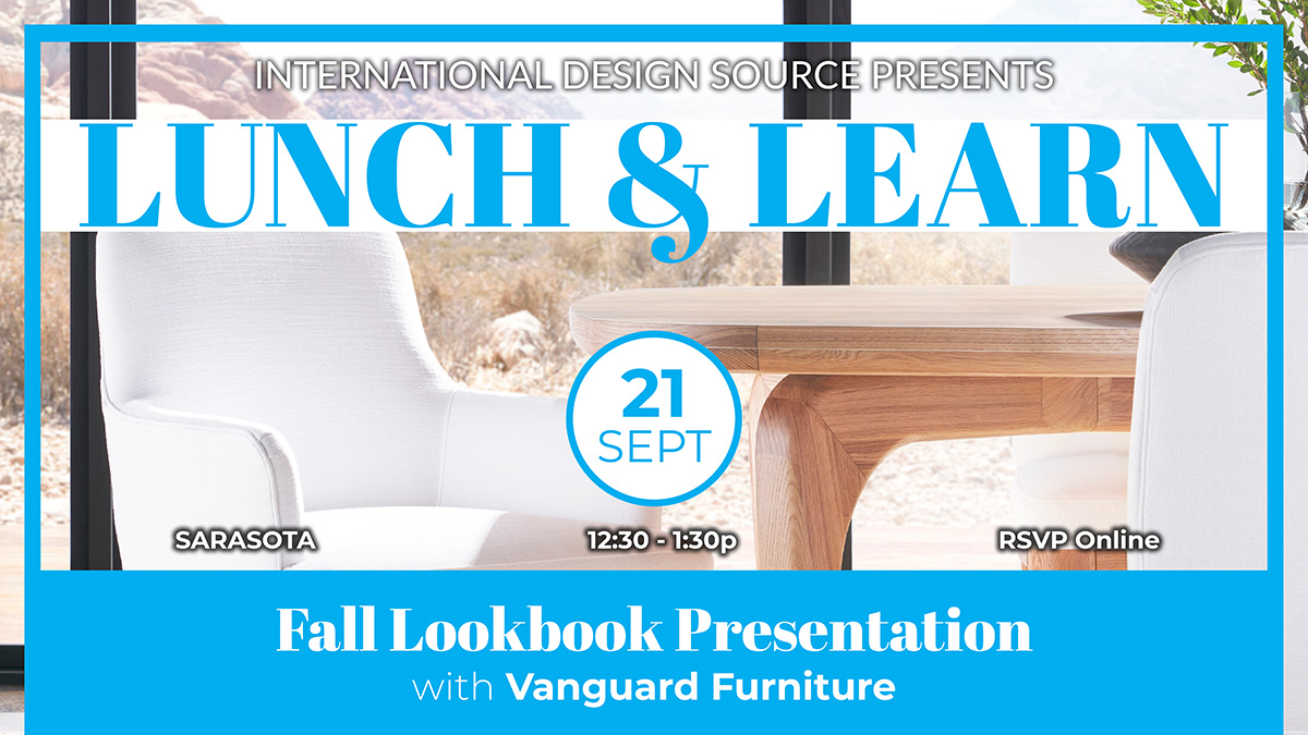 Vanguard Fall Lookbook presentation on September 21, 2022 at IDS Furniture Sarasota