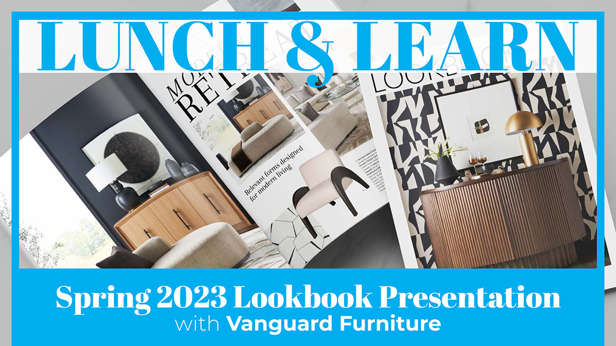 Vanguard Spring '23 Lookbook presentation at IDS Fabric, Marketplace & Rugs