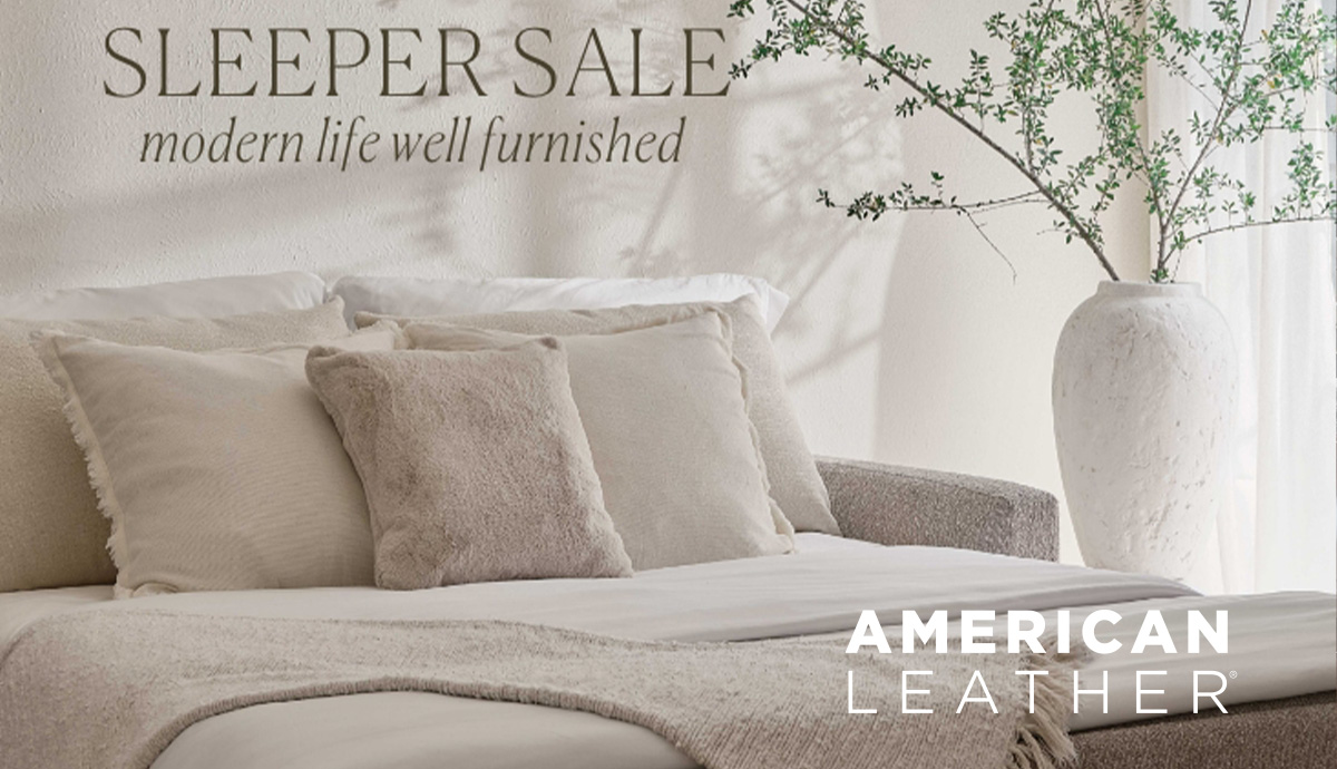 American Leather Comfort Sleeper Sale, September 1-25, 2023 at IDS