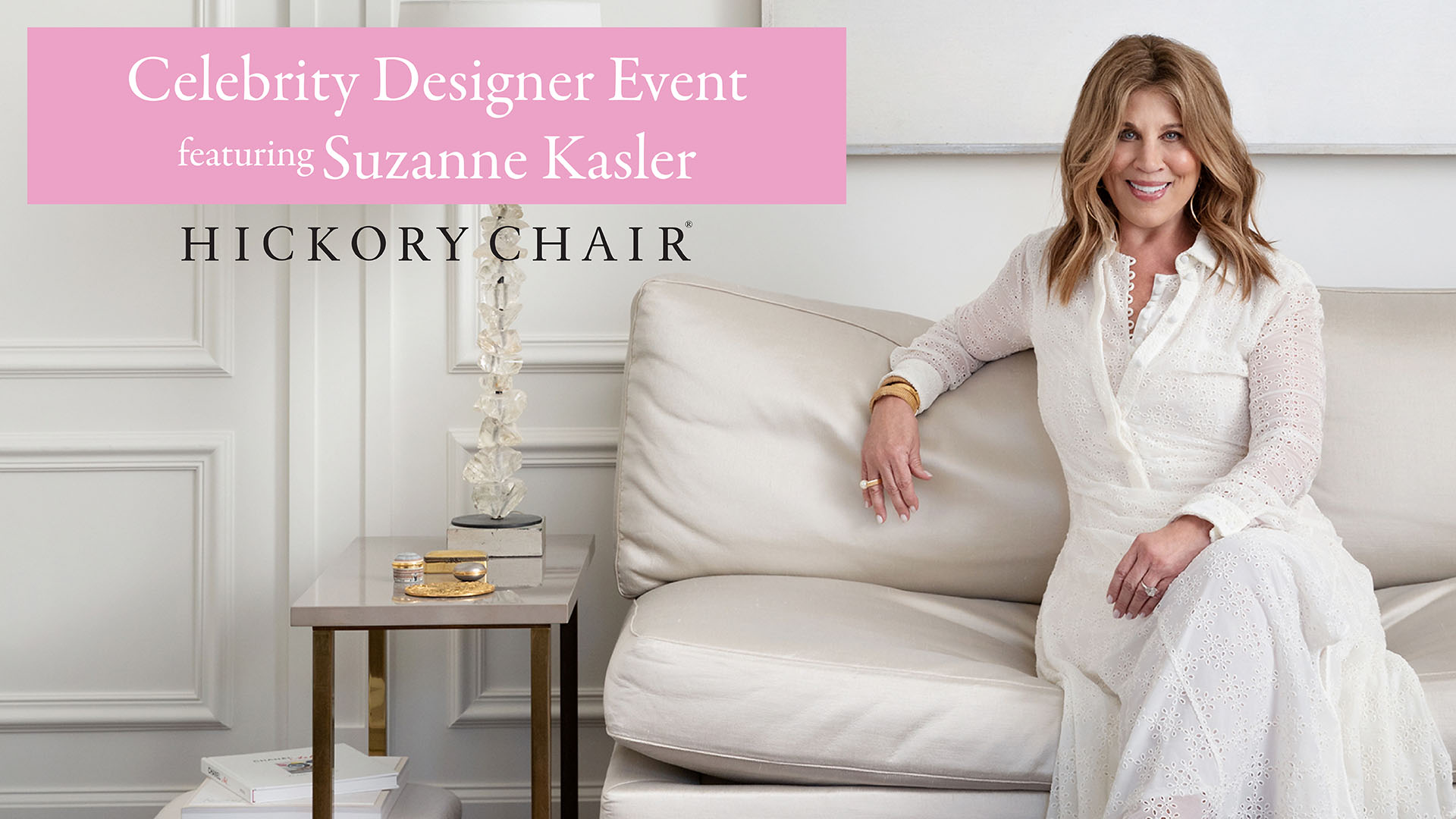 Celebrity Designer Event featuring Suzanne Kasler for Hickory Chair