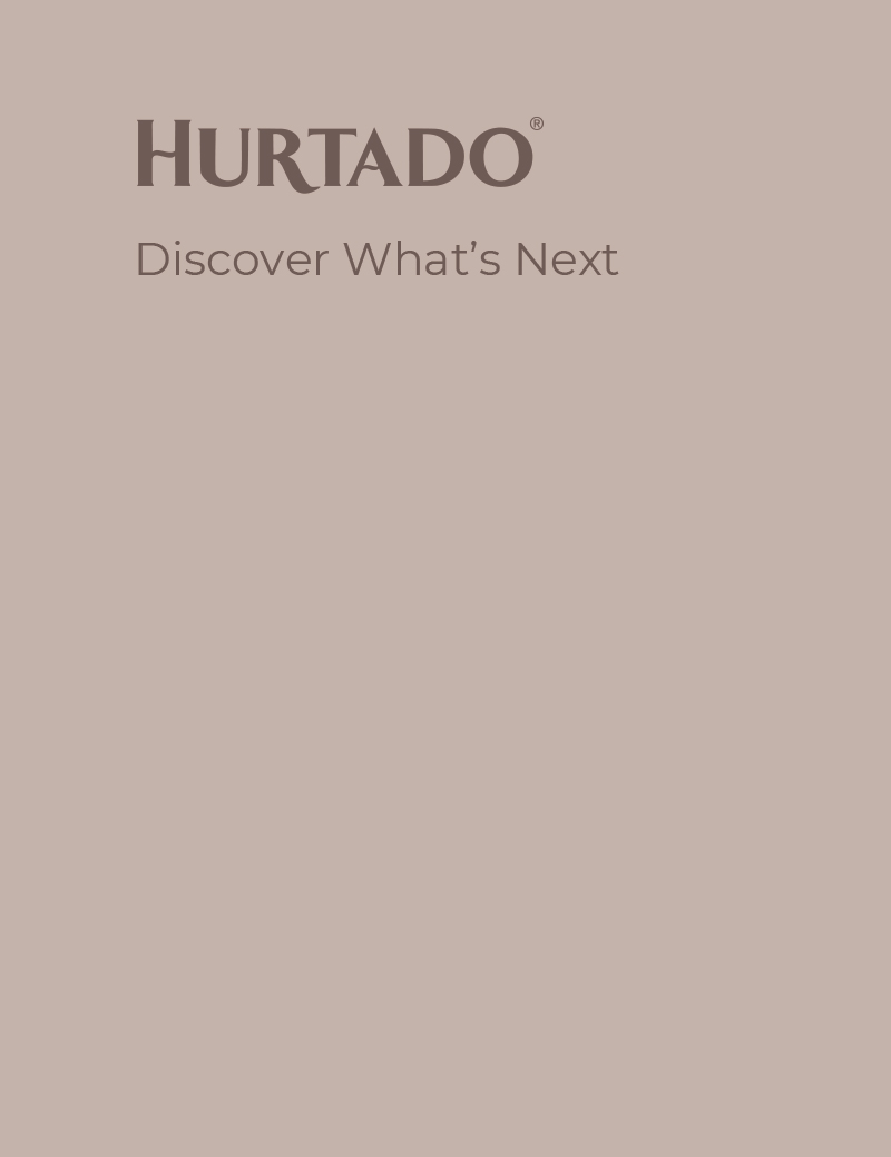 Hurtado Discover What's Next 2025 Lookbook
