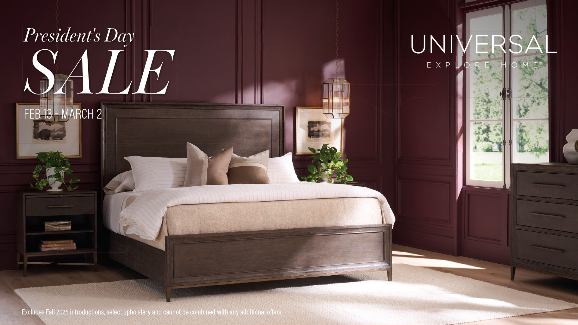 02-2026-UniversalPresDaySale Universal President's Day Sale at IDS, February 13 - March 2, 2026.