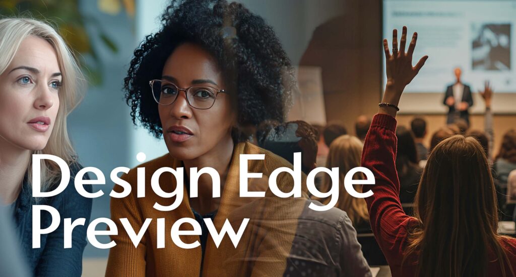 Panel discussion for interior designers featuring Design Edge preview, business insight, industry dialogue, networking, drinks, and light fare in Sarasota, FL.