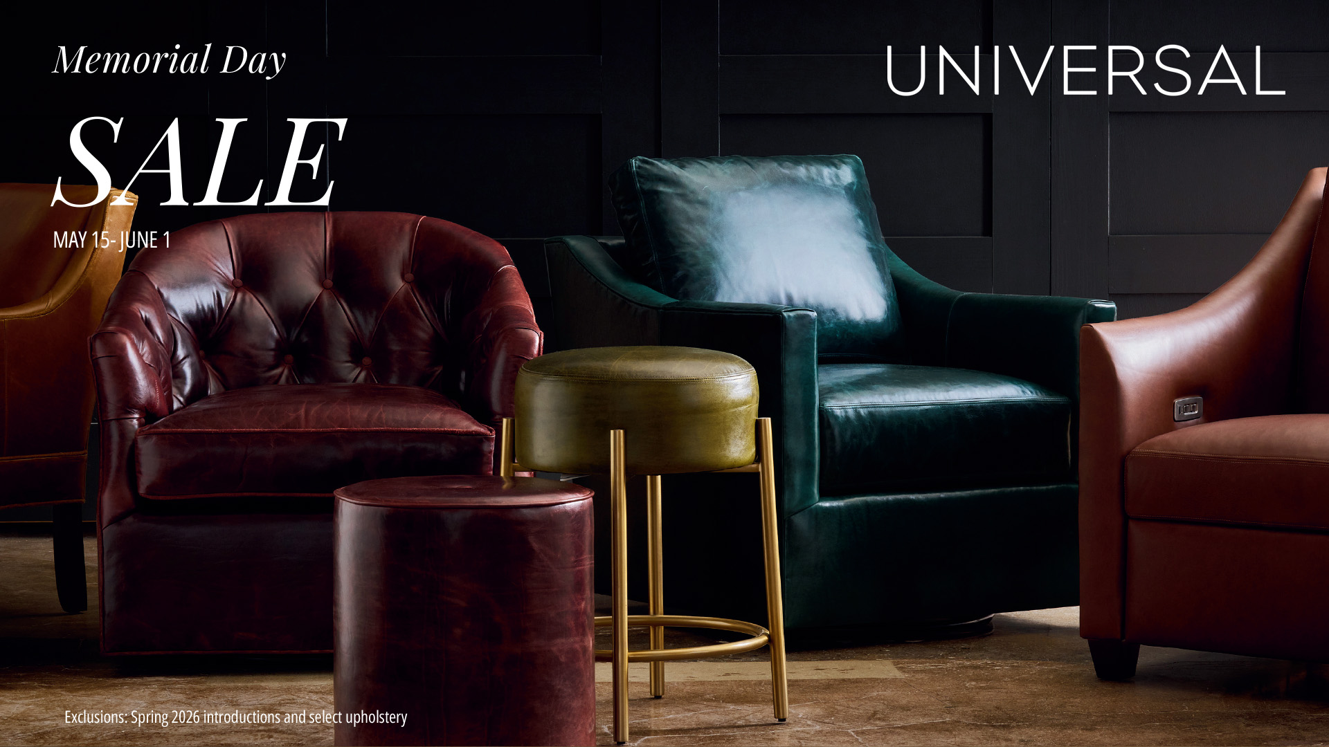 Universal Memorial Day Sale at IDS, May 15 - June 1, 2026.